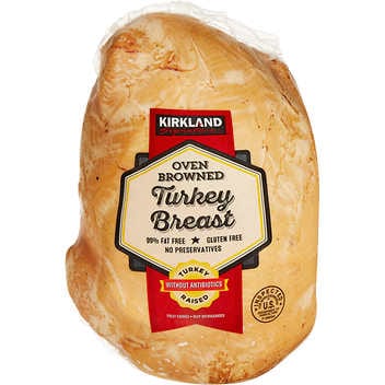 Kirkland Signature Turkey Breast, Oven Browned – 3.5 lbs (56 oz)