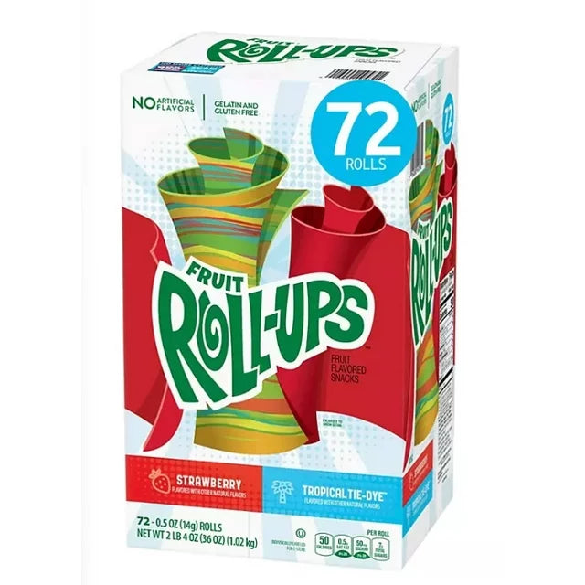 Fruit Roll-Ups Variety Pack, 72 ct – 36 oz