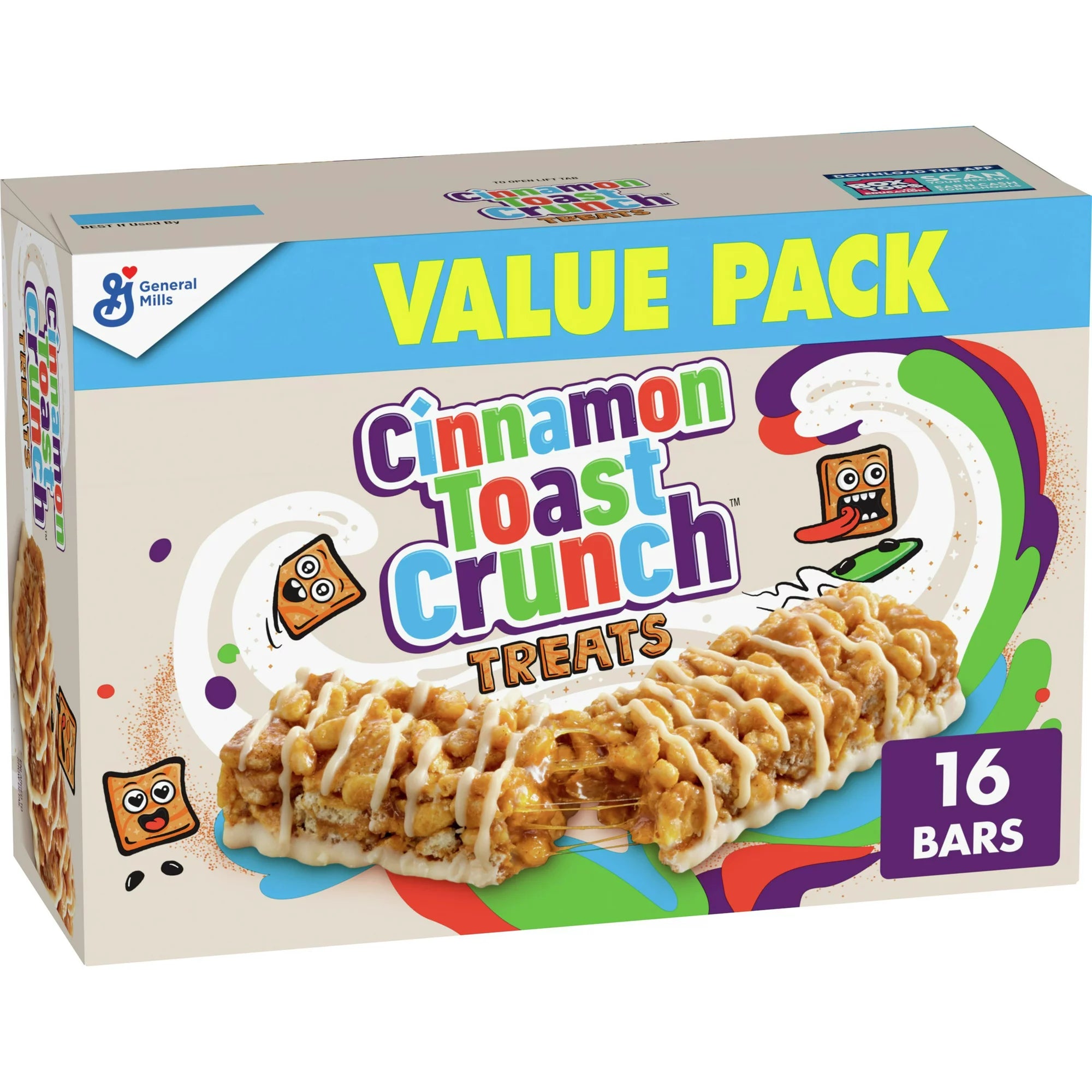 Cinnamon Toast Crunch Breakfast Cereal Treat Bars 16 ct – 1.06 lbs (17 oz)
