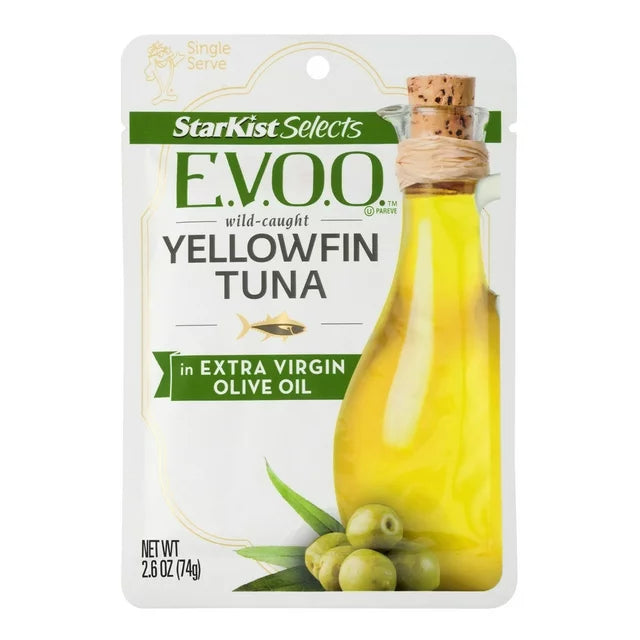 StarKist E.V.O.O. Wild Yellowfin Tuna in Extra Virgin Olive Oil – 2.6 oz