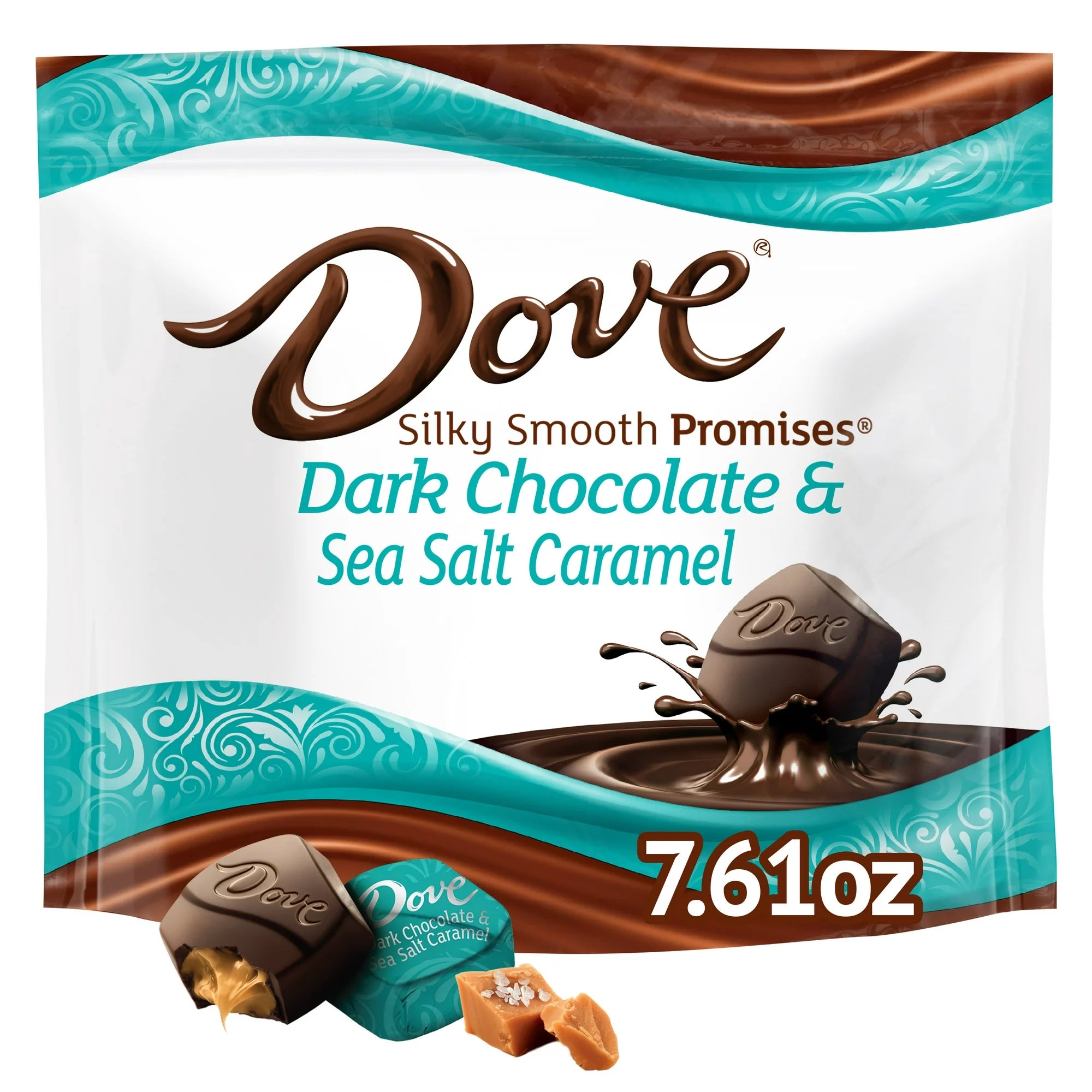 Dove Promises Sea Salt & Caramel Dark Chocolate Candy – 7.61 oz