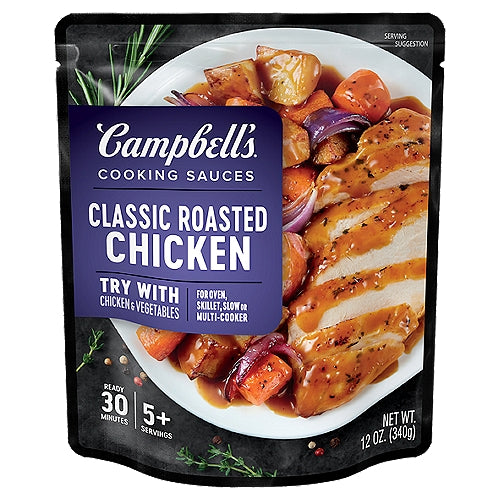Campbell’s Classic Roasted Chicken Cooking Sauce – 12 oz