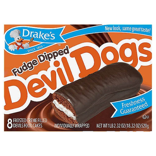 Drake's Devil Dogs, 8 unidades, 18,32 oz