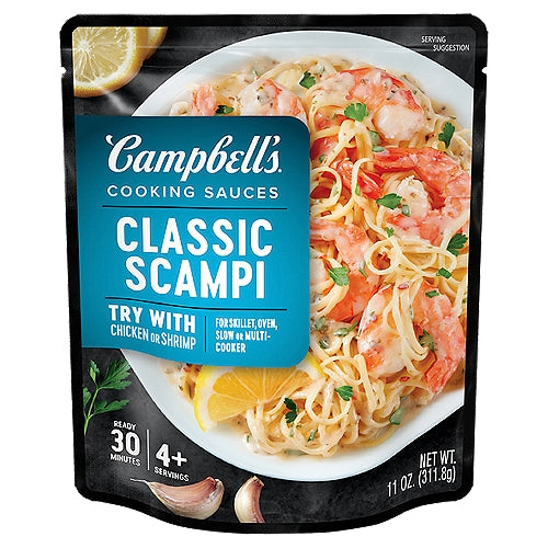 Campbell’s Classic Scampi Cooking Sauce – 11 oz
