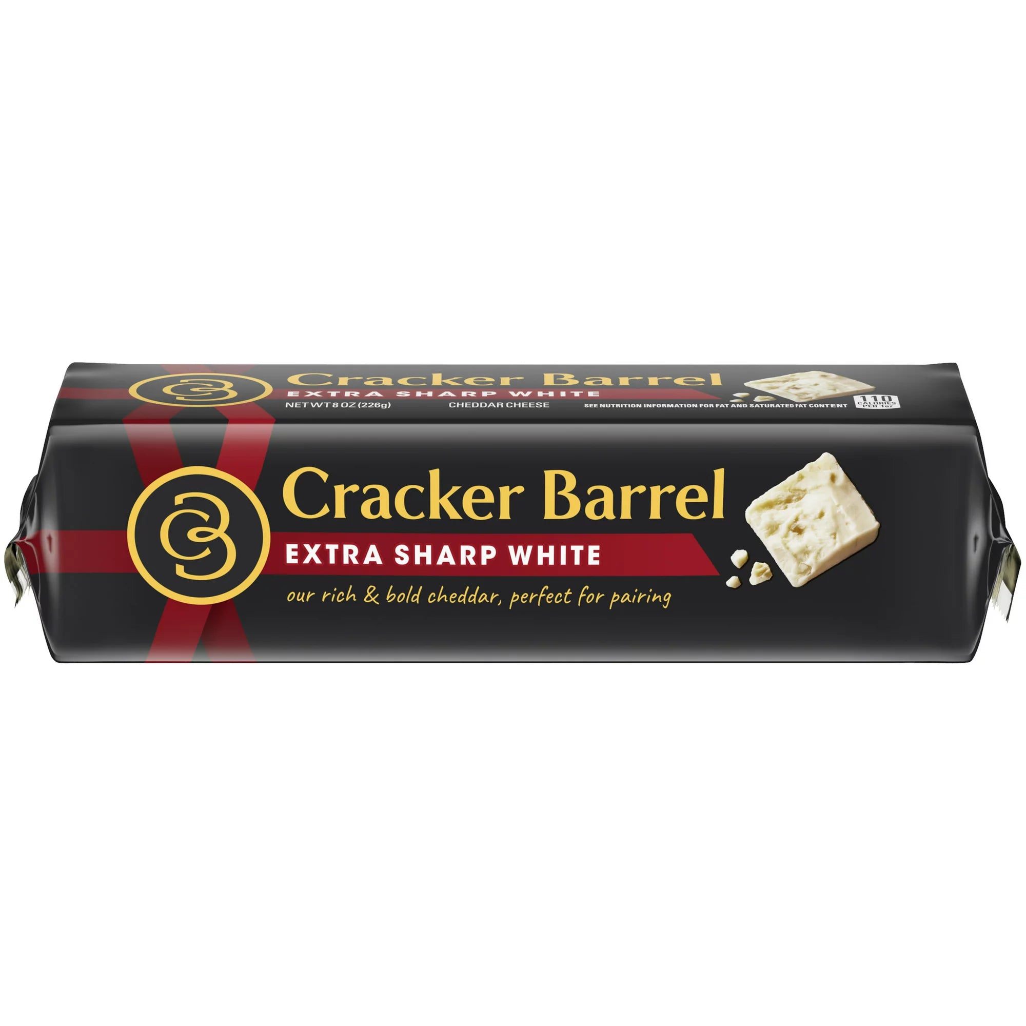 Queso cheddar blanco extra fuerte Cracker Barrel de 8 oz