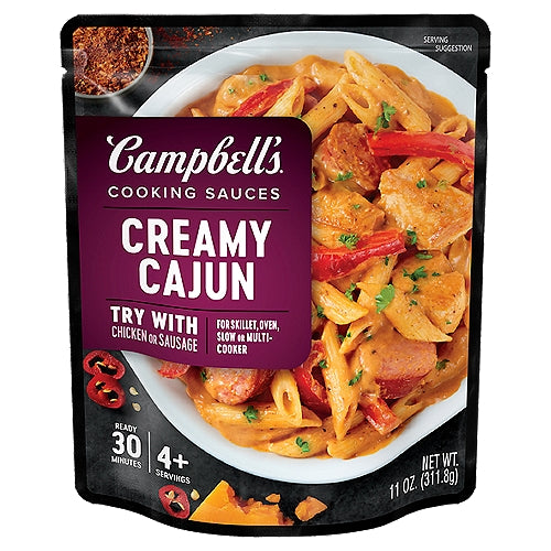 Salsas de cocina Campbell's Salsas de cocina cremosas estilo cajún 11 oz