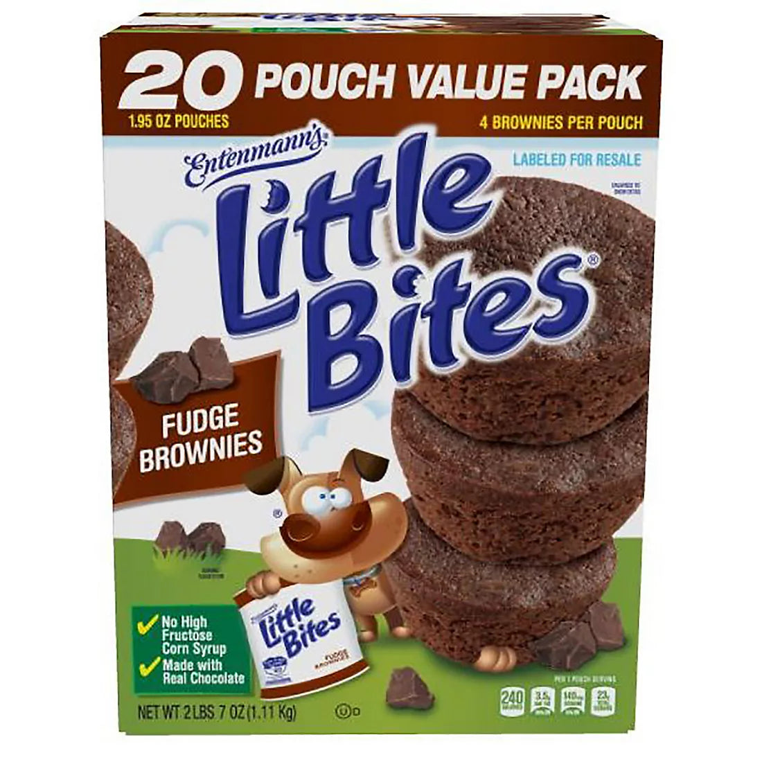 Brownie de dulce de leche Little Bites de Entenmann, 20 unidades, 2 libras y 7 onzas