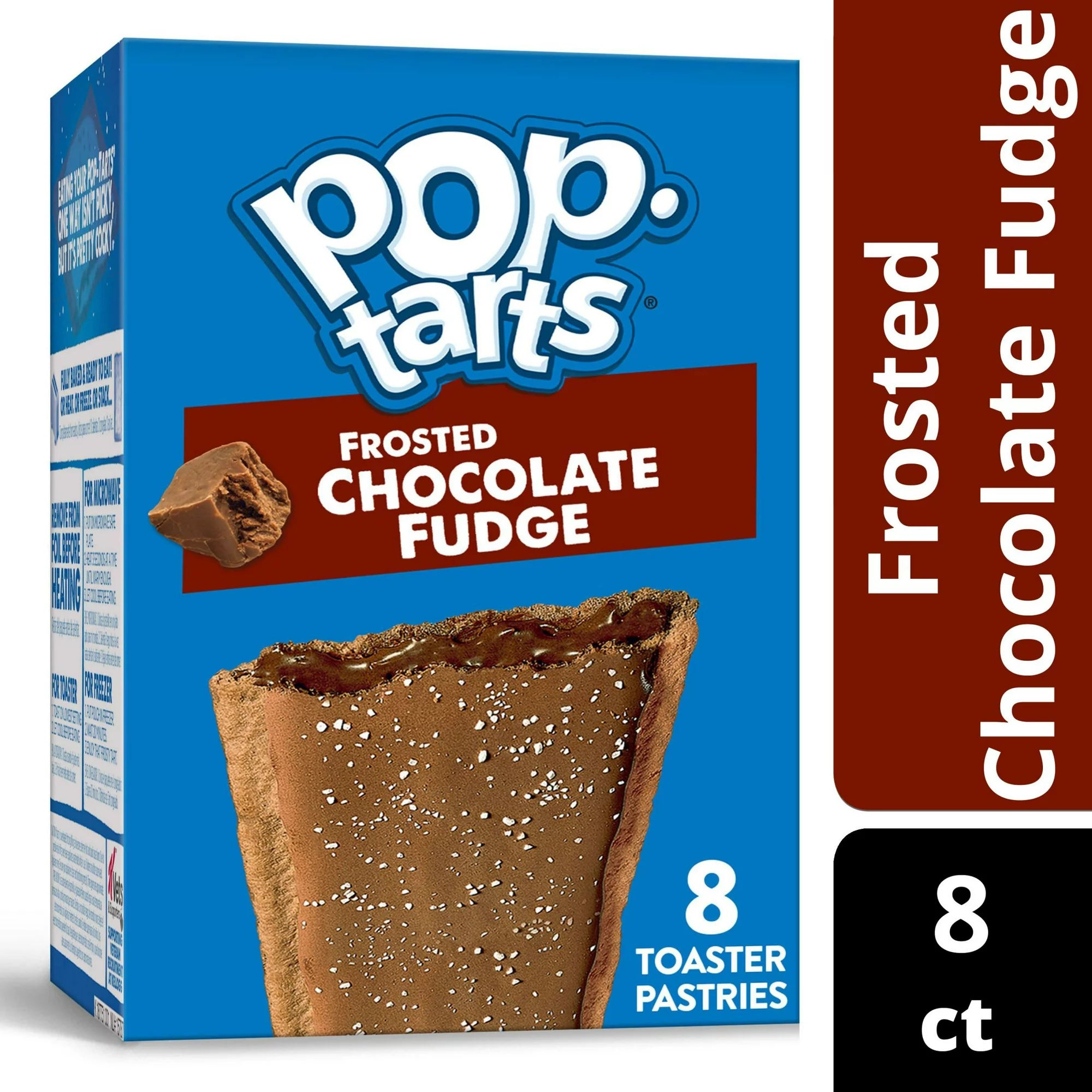 Pop-Tarts Frosted Chocolate Fudge Breakfast Toaster Pastries, 8 ct – 13.5 oz