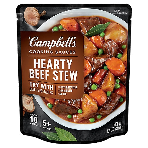 Campbell’s Hearty Beef Stew Cooking Sauce – 12 oz