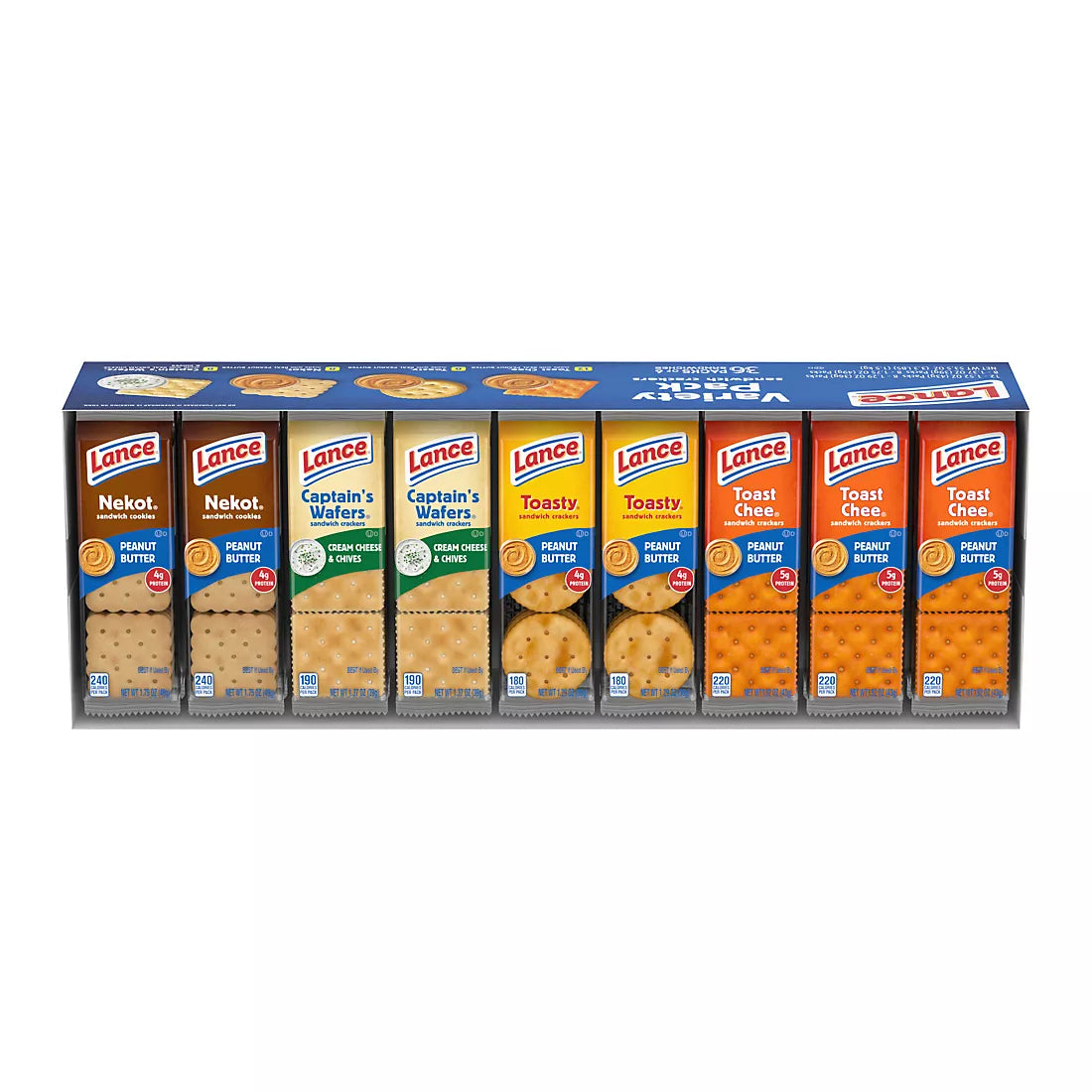 Paquete variado de galletas tipo sándwich Lance, 36 unidades, 36 oz