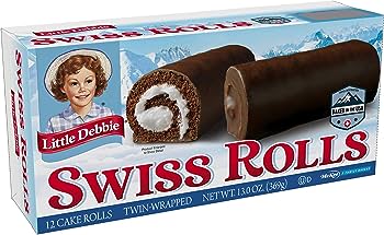 Panecillos suizos tradicionales Little Debbie, paquete de 12, 21 oz