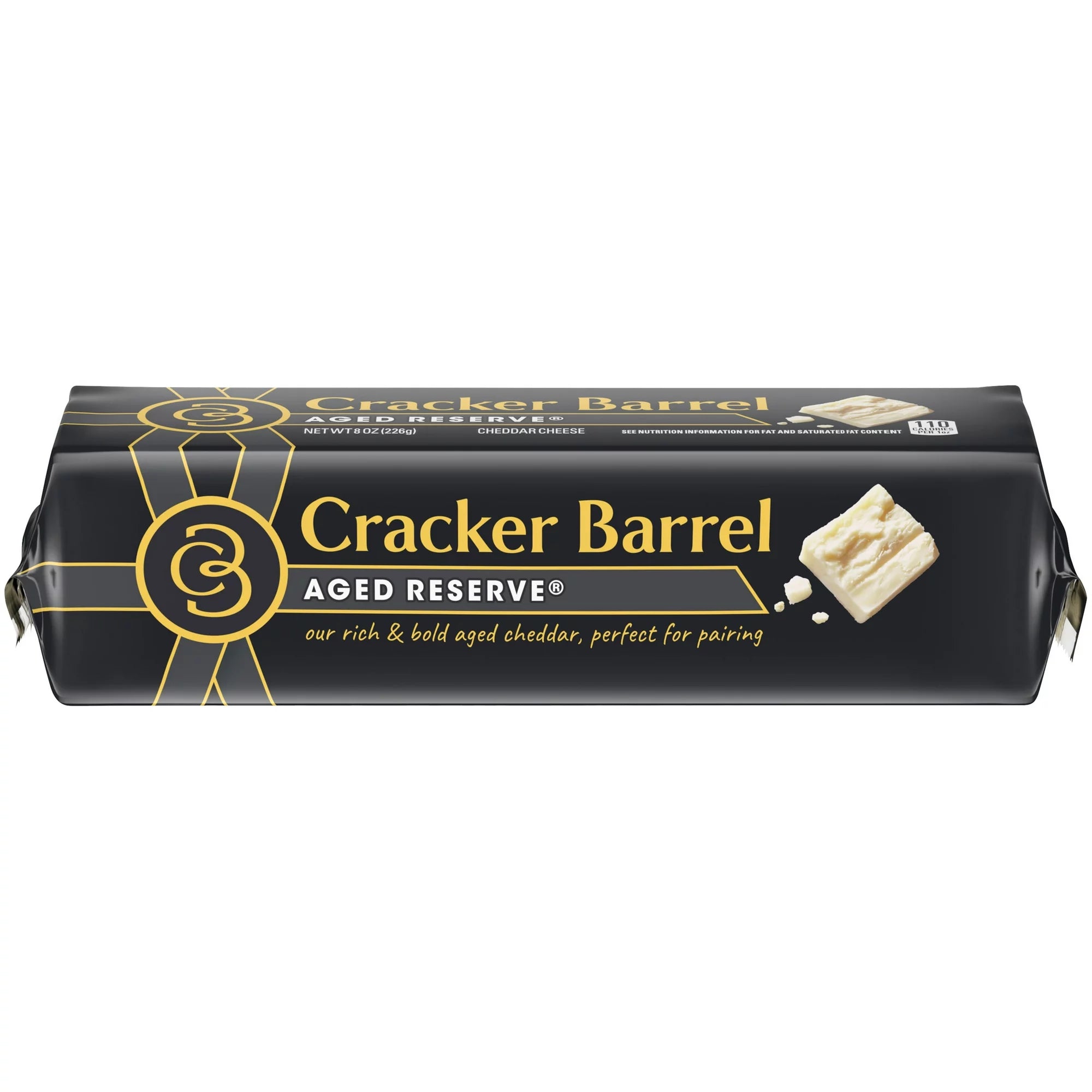 Queso cheddar blanco de reserva añejado Cracker Barrel de 8 oz