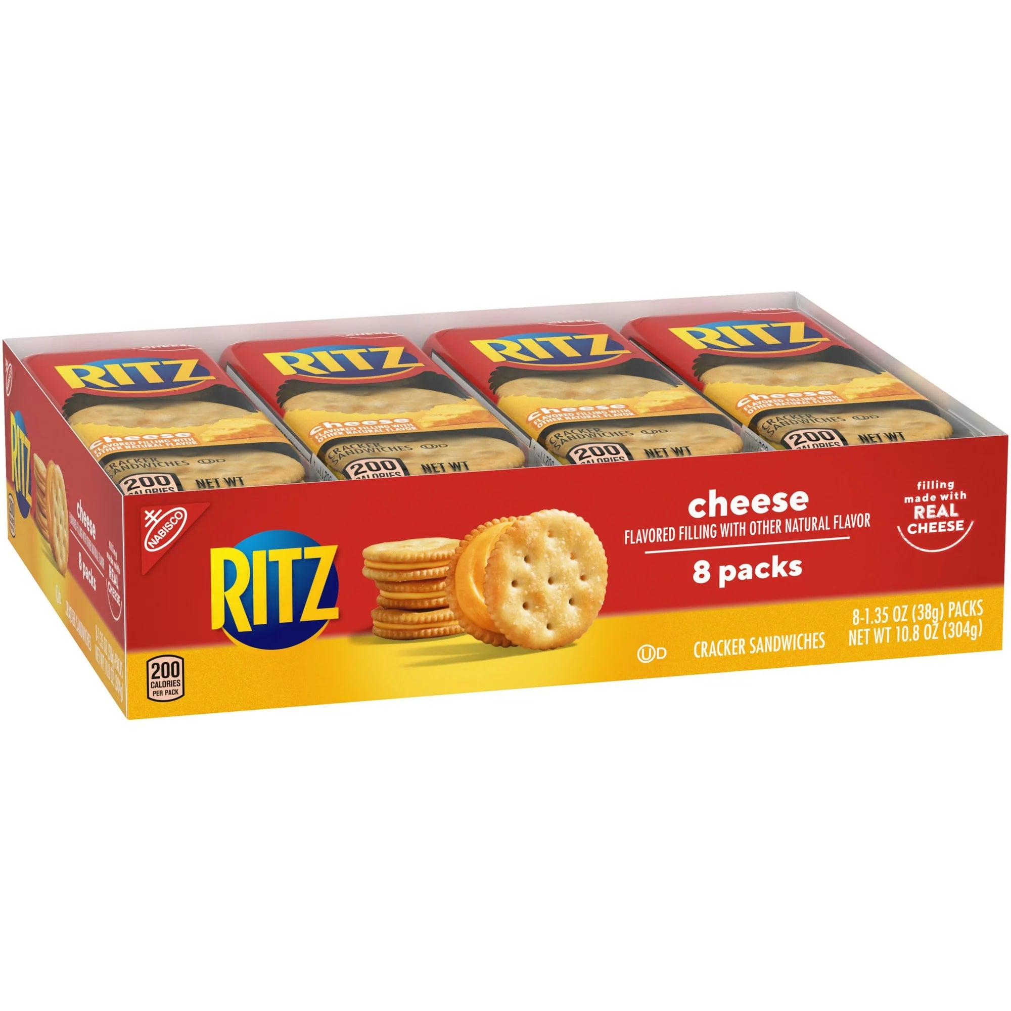 Galletas tipo sándwich de queso RITZ, 8 unidades de 11 oz