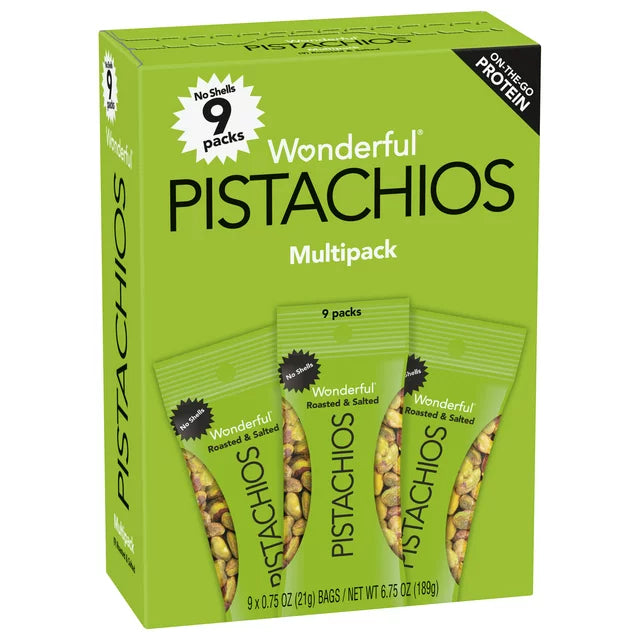 Pistachos maravillosos sin cáscara, tostados y salados, 6,75 oz