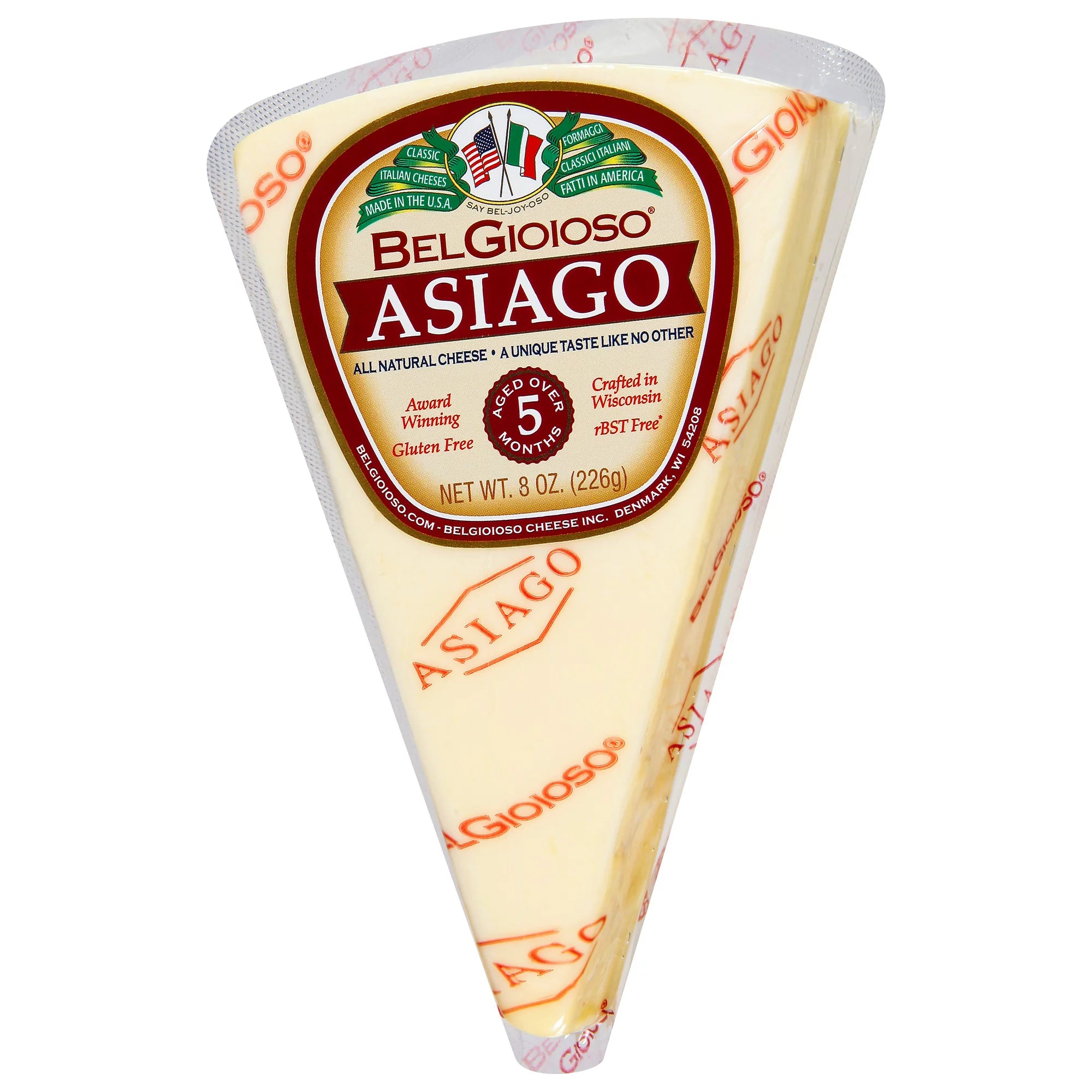 BelGioioso Queso Asiago Cuña 8 oz