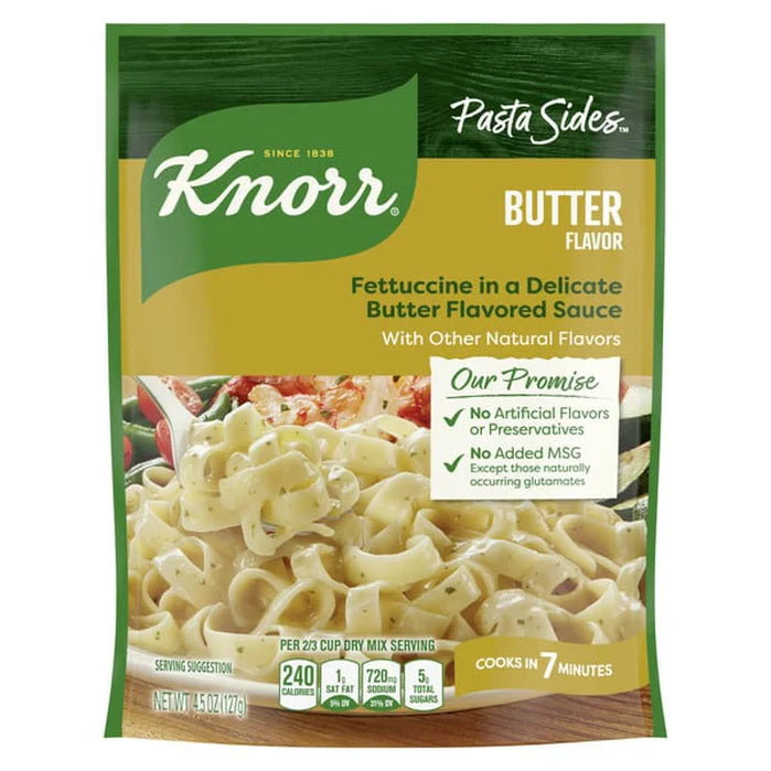 Knorr Pasta Sides Butter Fettuccine – 4.3 oz