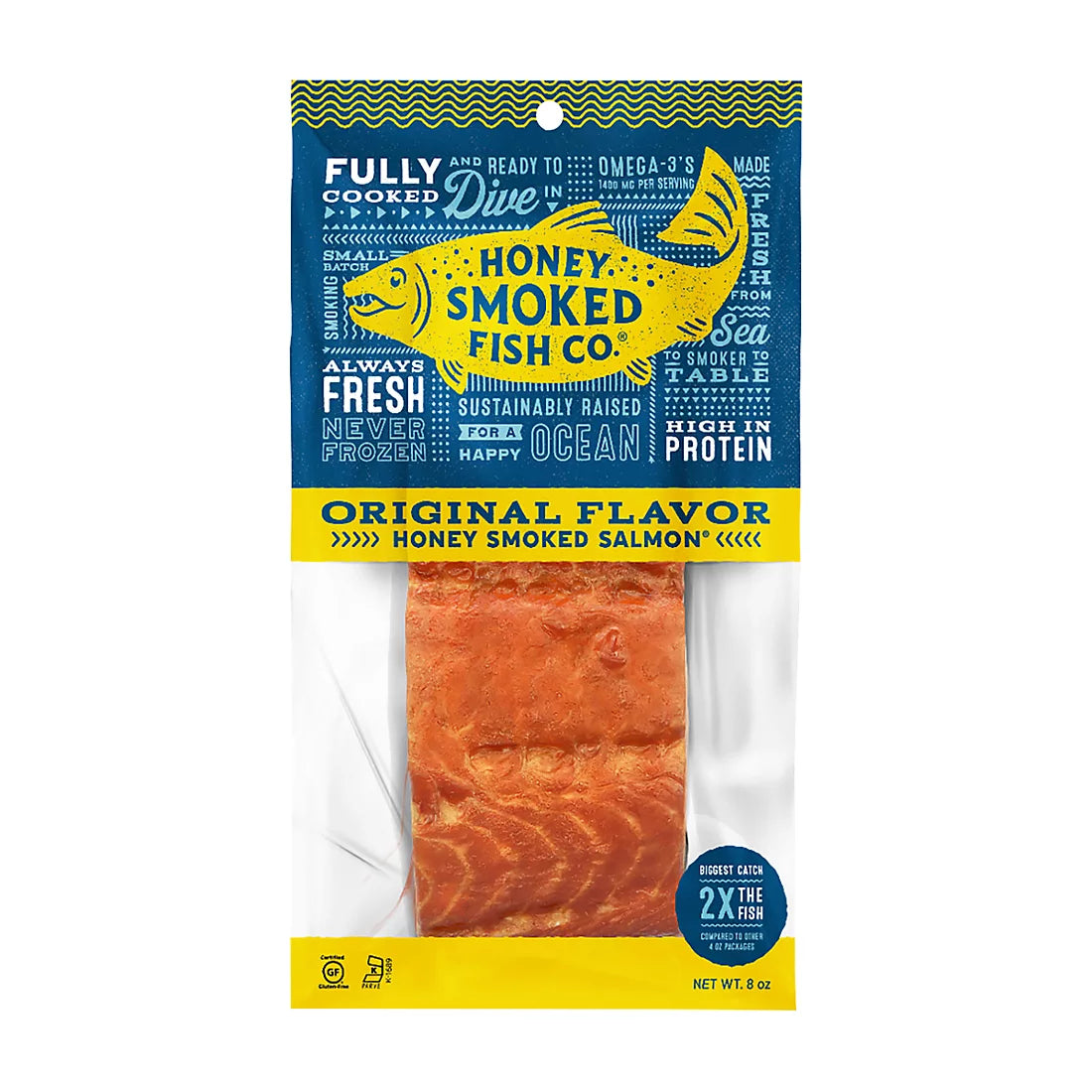 Honey Smoked Fish Co Honey Smoked Salmon 8 Oz