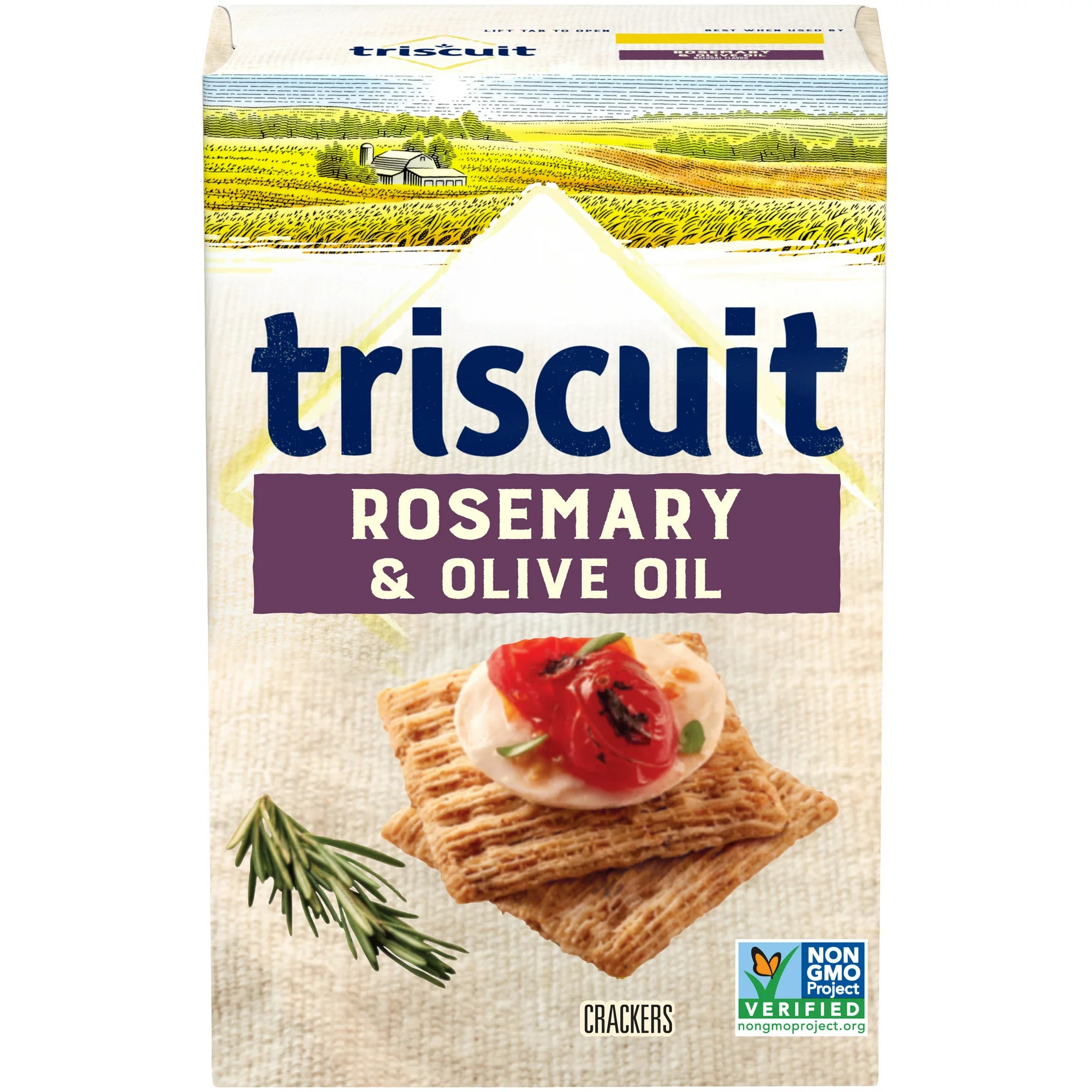 Galletas de trigo integral Triscuit con romero y aceite de oliva, 8,5 oz