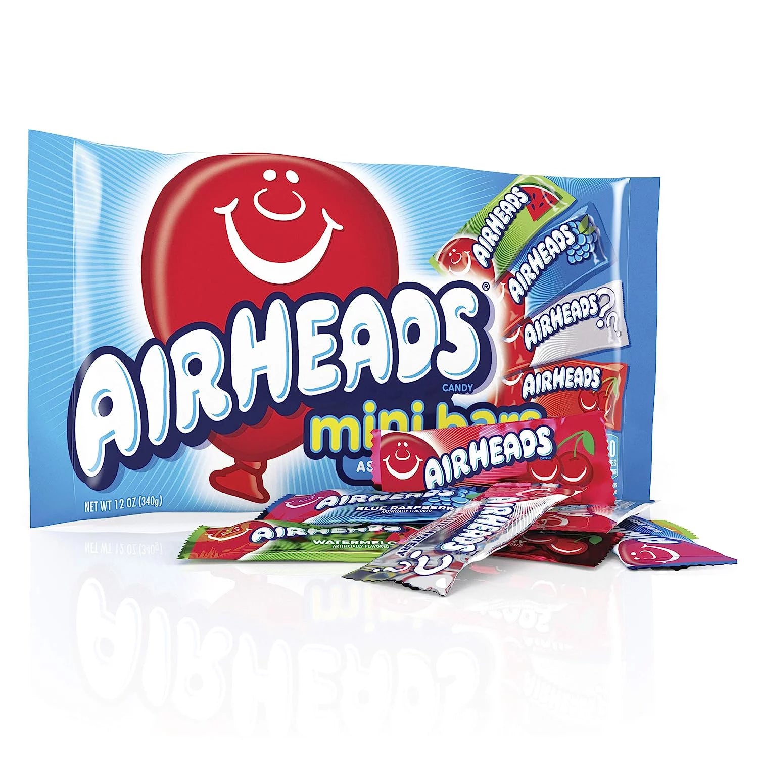 Bolsa variada de golosinas Airheads, minibarritas de 12 oz