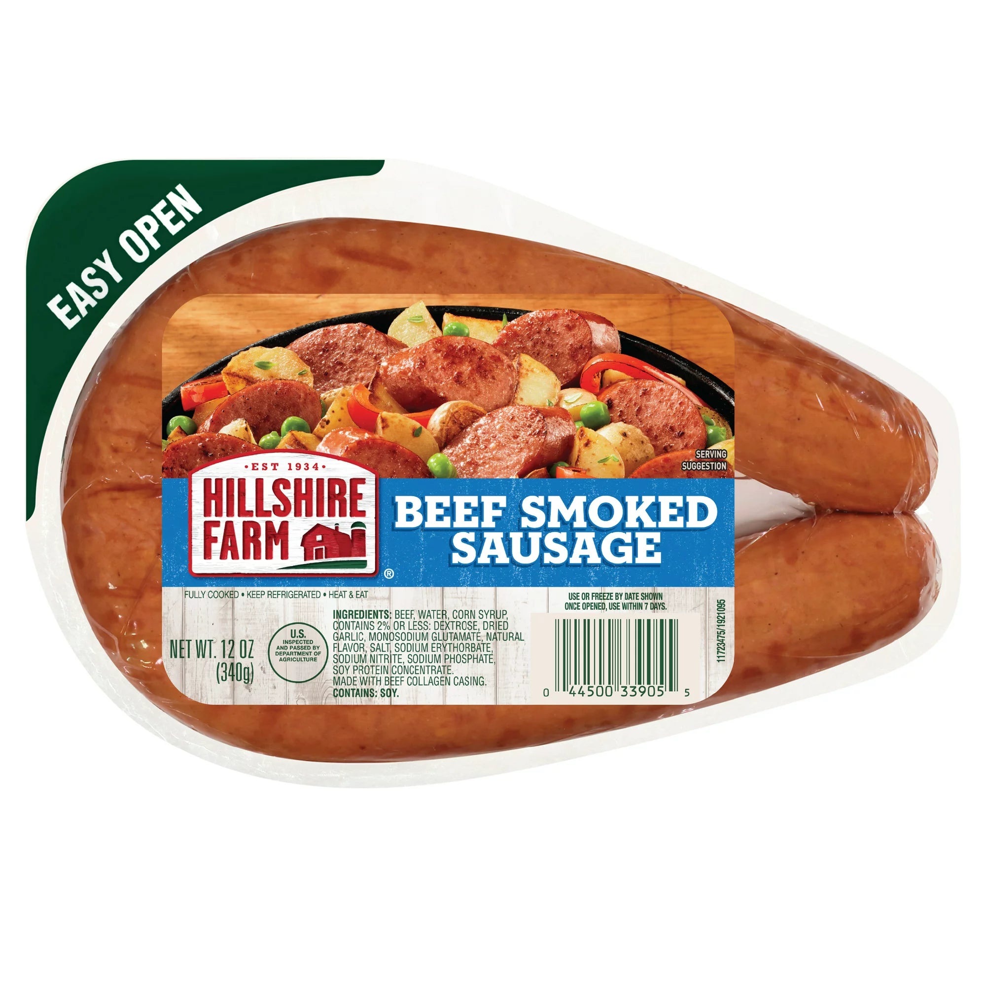 Hillshire Farm Beef Smoked Sausage – 12 oz