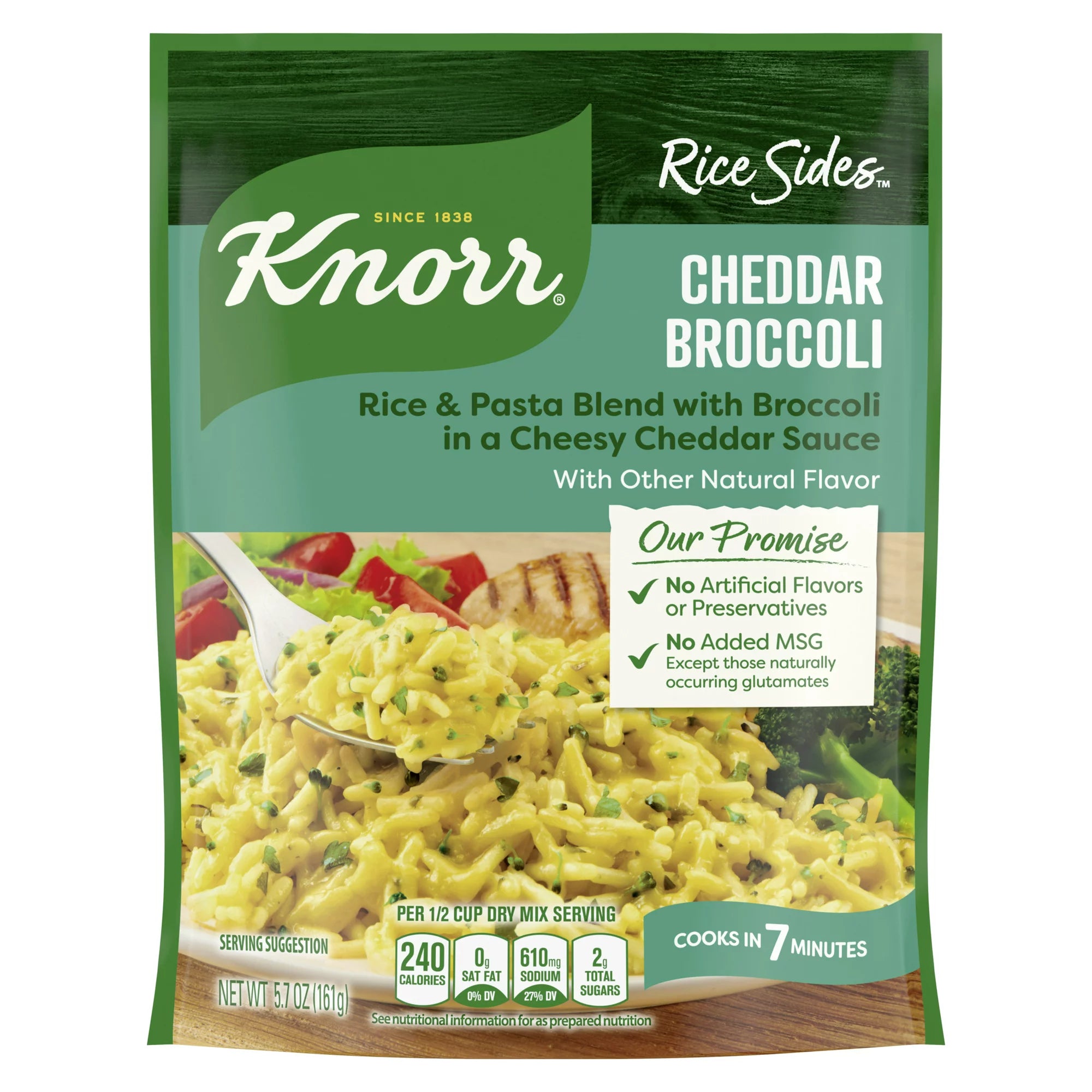 Knorr Rice Sides Cheddar Broccoli – 5.7 oz