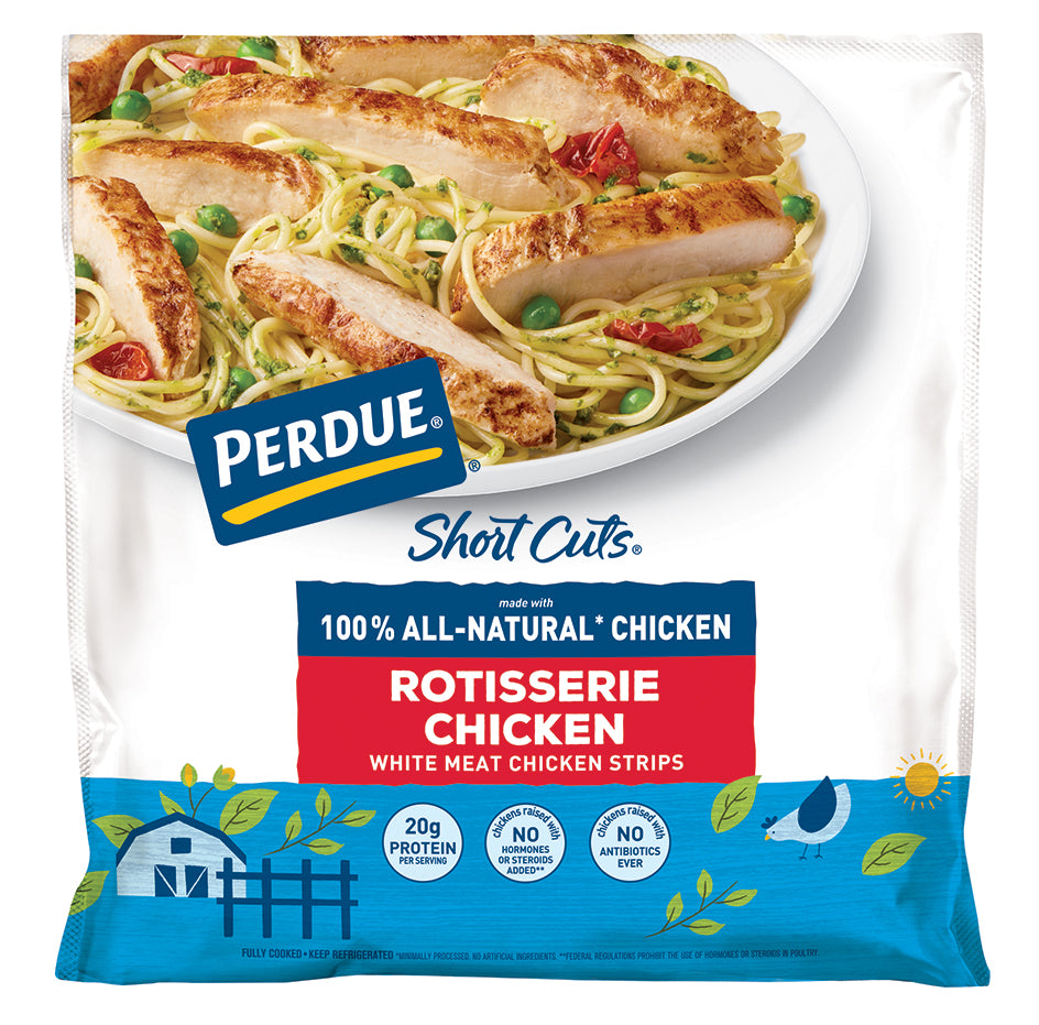 Tiras de pechuga de pollo rostizadas Perdue Short Cuts, 8 oz.