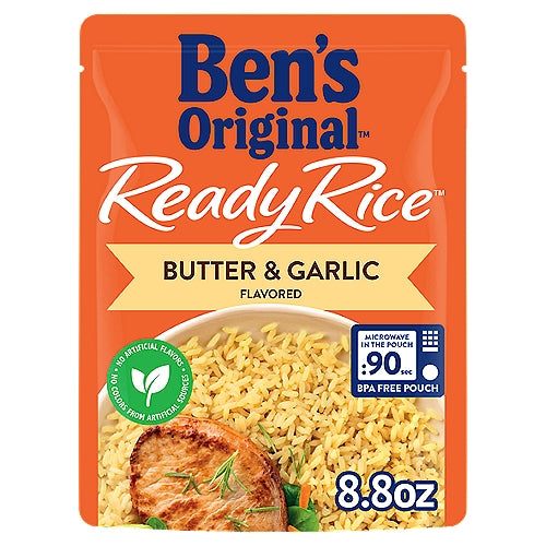 Ben’s Original Ready Rice, Butter & Garlic – 8.8 oz