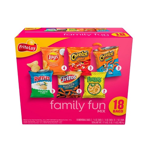 Frito-Lay Variety Pack Family Fun Mix, 18 ct – 18 oz