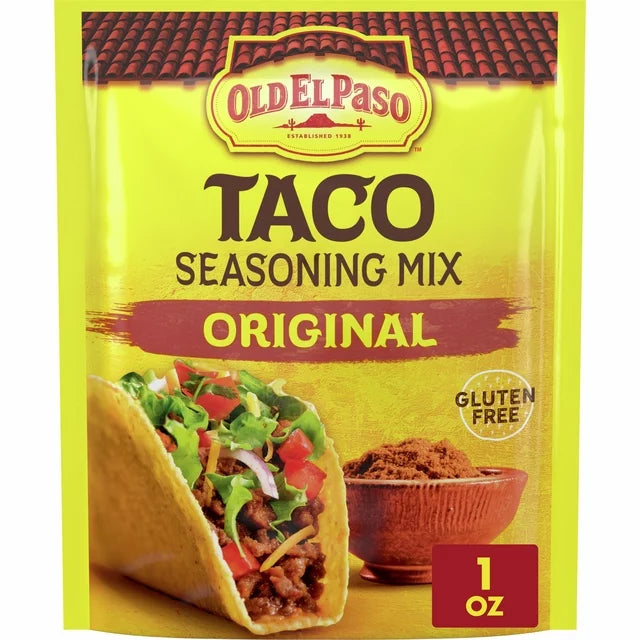 Old El Paso Taco Seasoning Mix, Original Flavor – 1 oz