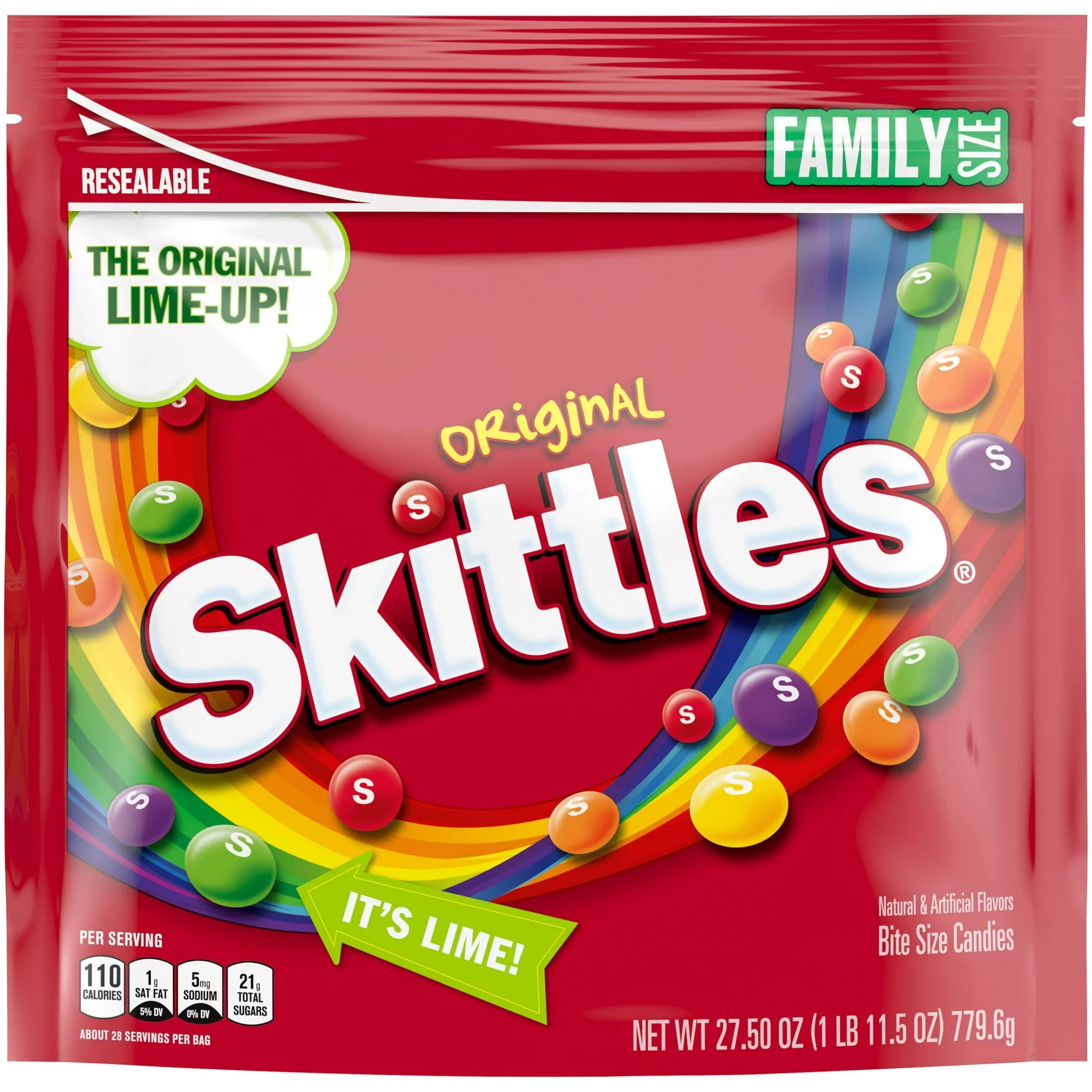 Skittles Original Chewy Candy, Family Size – 15.6 oz