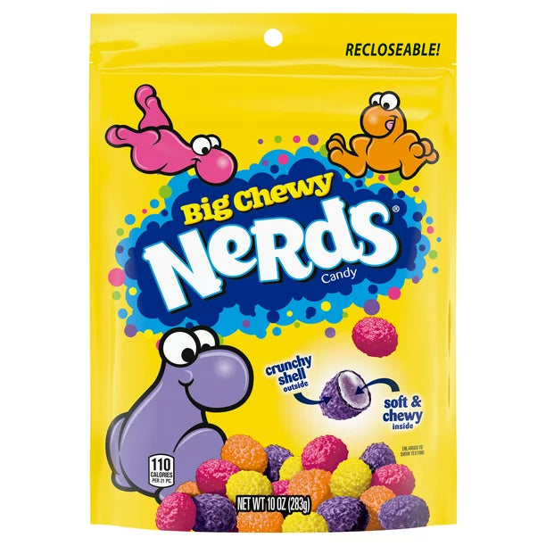 Nerds Big Chewy Mixed Fruit-Flavored Candy – 10 oz