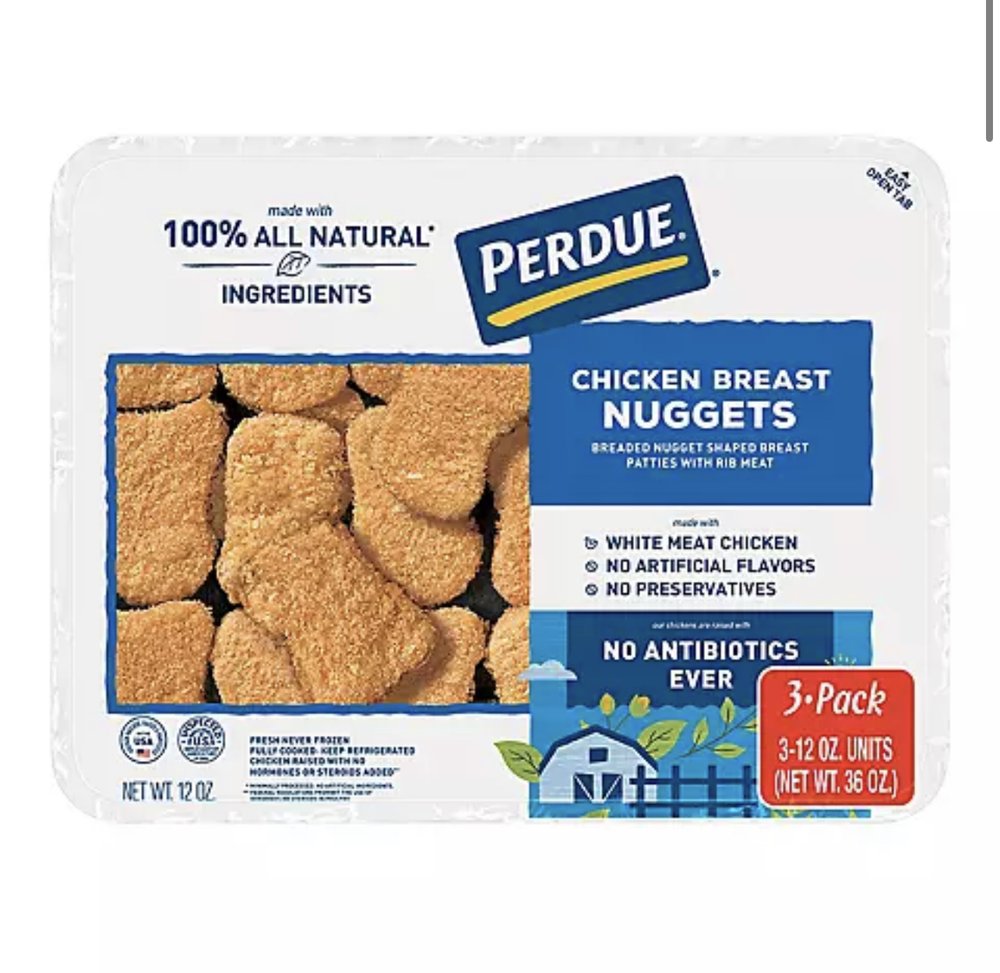 Perdue Breaded Chicken Breast Nuggets, 3 pk – 36 oz