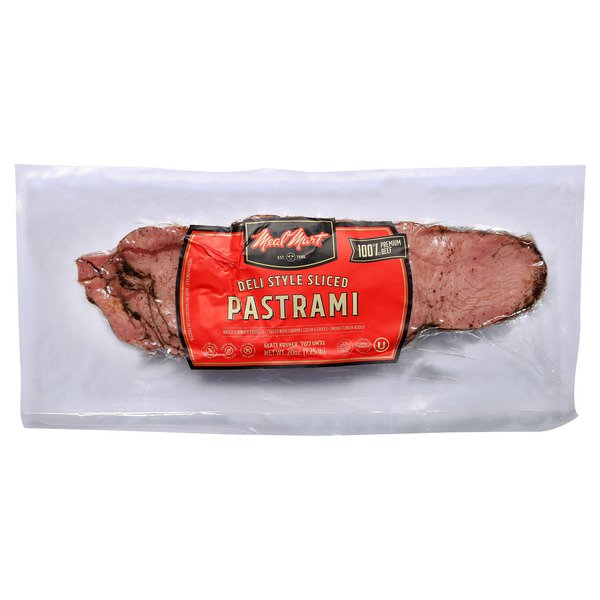Meal Mart Kosher Pastrami – 1.5 lbs (24 oz)