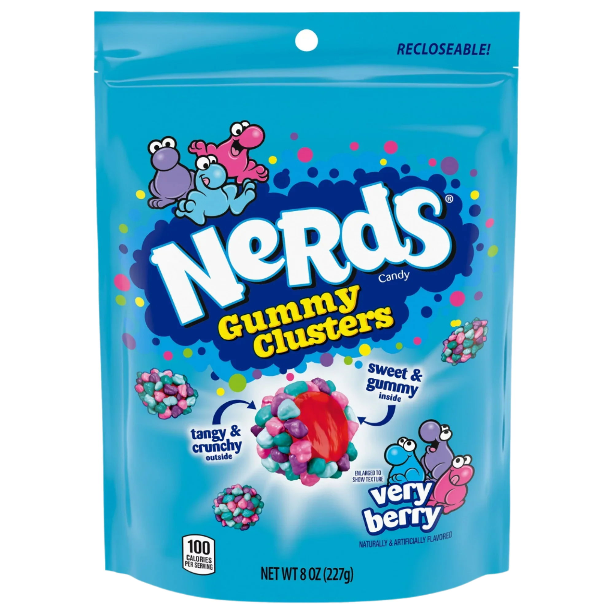 Gomitas Nerds, caramelos con sabor a frutos del bosque, 8 oz