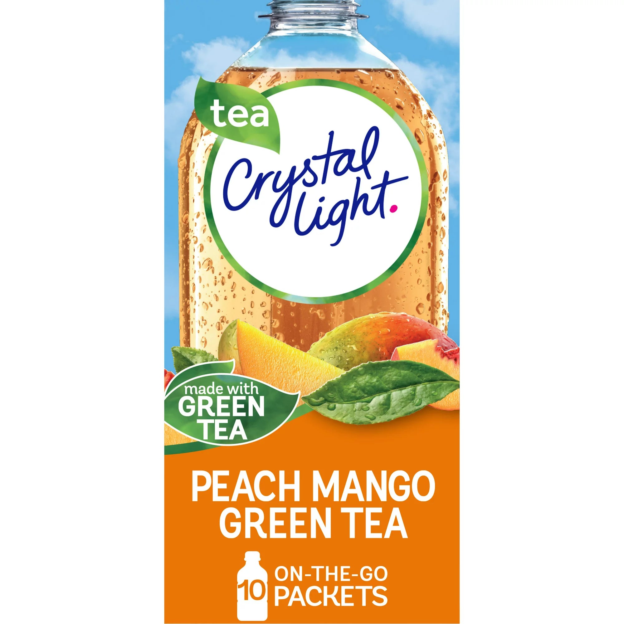 Crystal Light Peach Iced Tea Sugar Free Drink Mix 10 ct – 3 oz