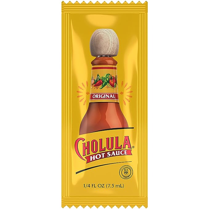 Paquetes de salsa picante Cholula Original, 15 unidades, 4 oz