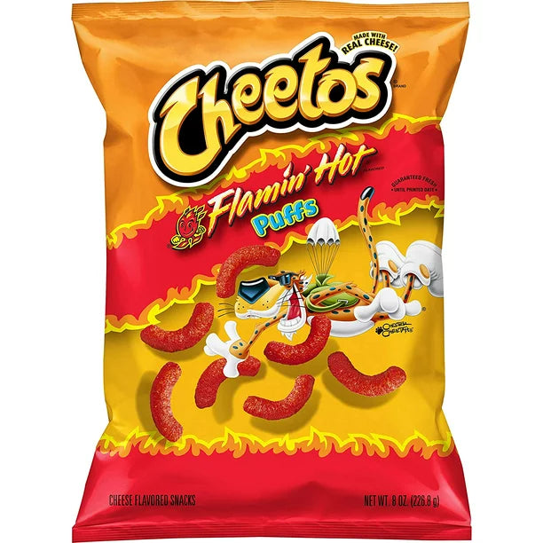 Chips de hojaldre con queso cheddar y jalapeño crujientes de Cheetos, 8,5 oz