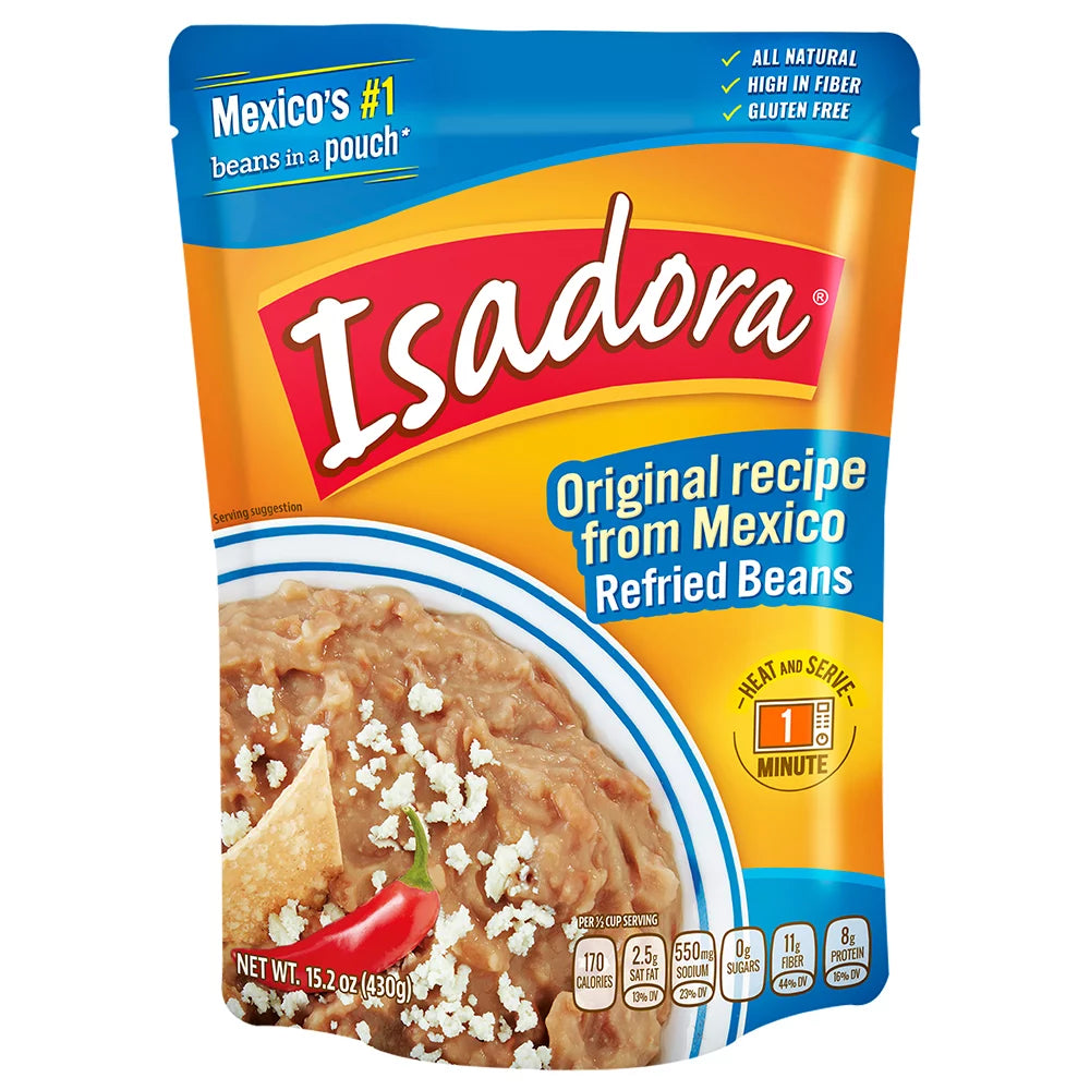 Isadora Original Recipe Refried Beans – 15.2 oz