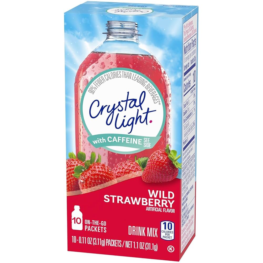 Crystal Light Wild Strawberry Drink Mix – 10 ct (1.0 oz)