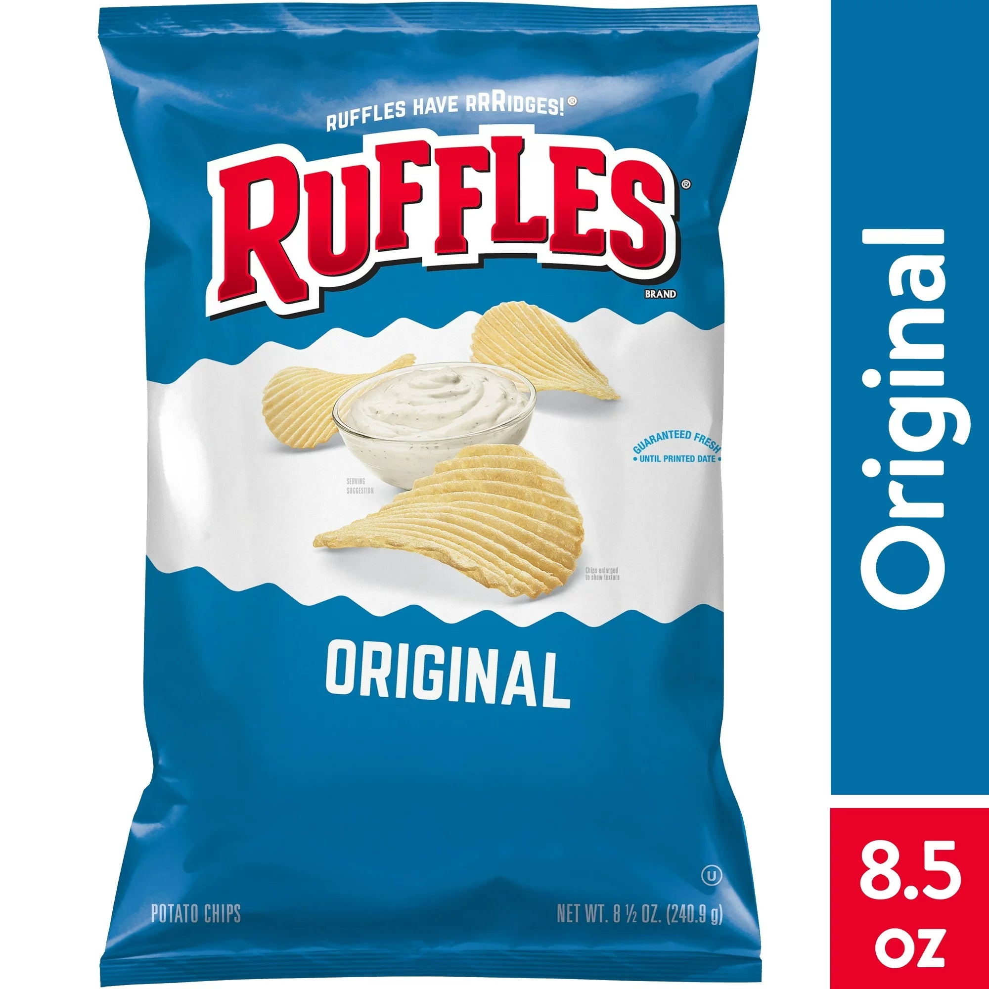 Patatas fritas Ruffles originales de 8,5 oz