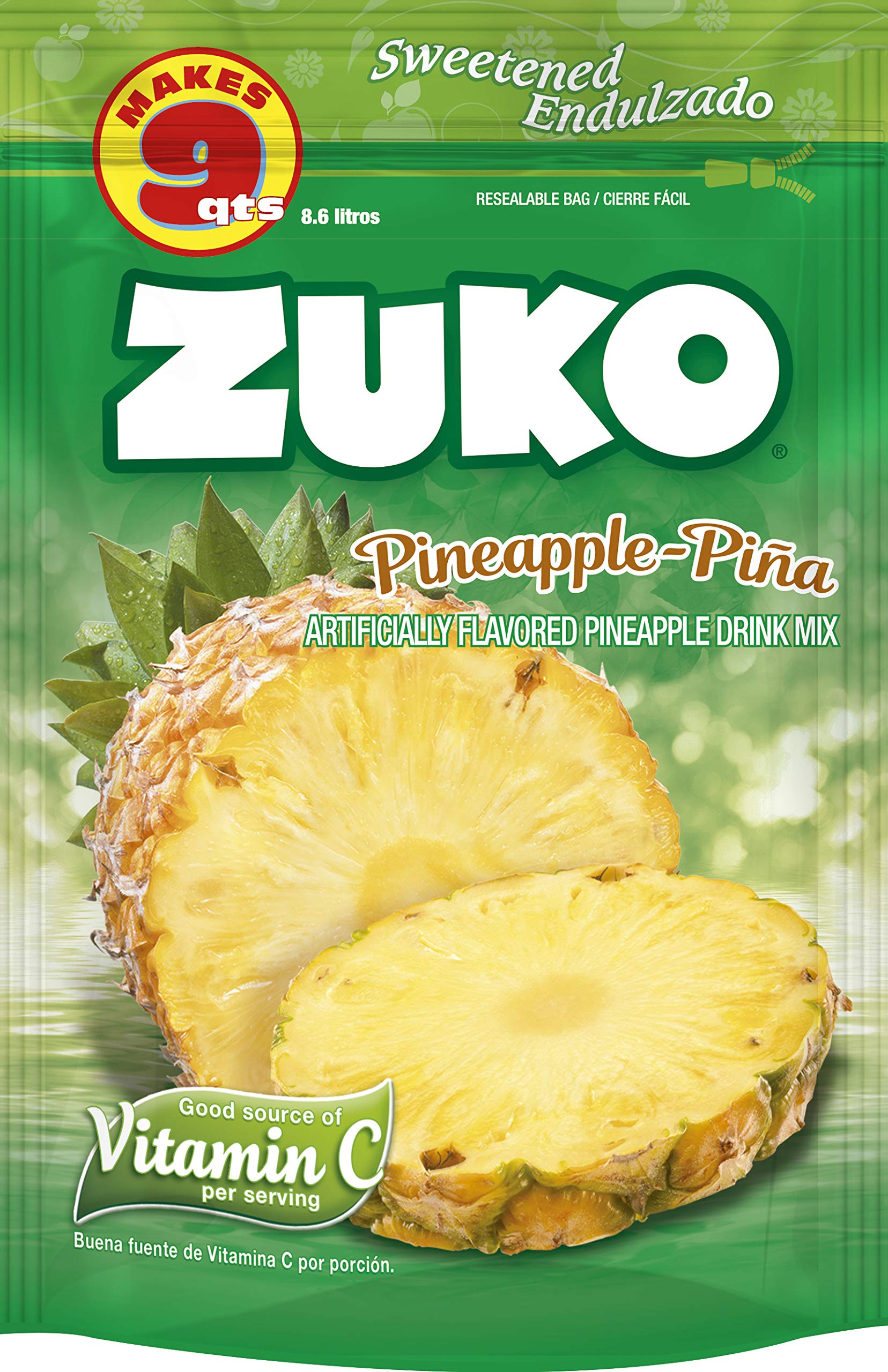 Zuko Pineapple Drink Mix – 14.1 oz