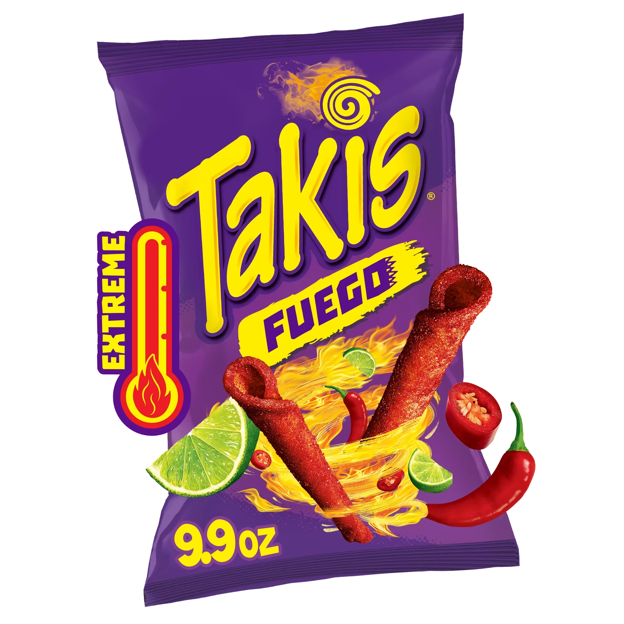 Takis Fuego sabor a chile picante y lima, 10 oz