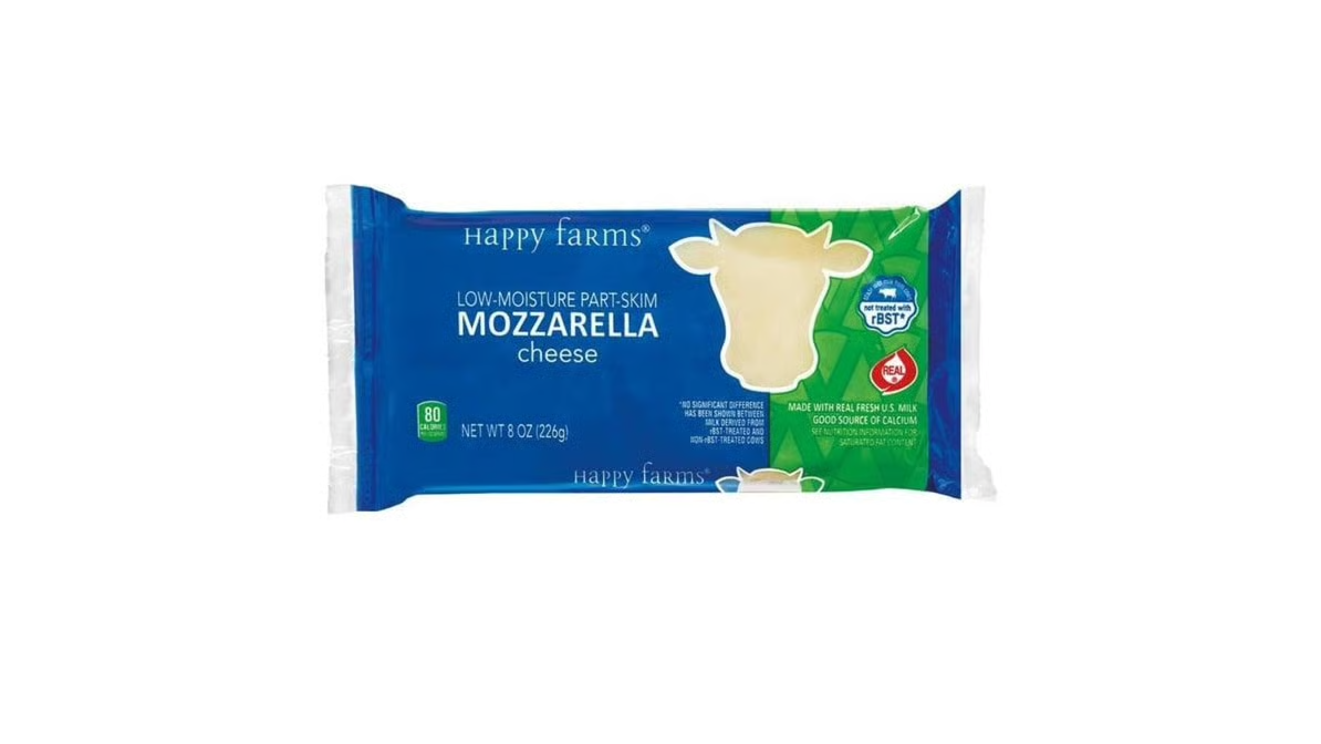 Happy Farms Mozzarella Cheese – 8 oz