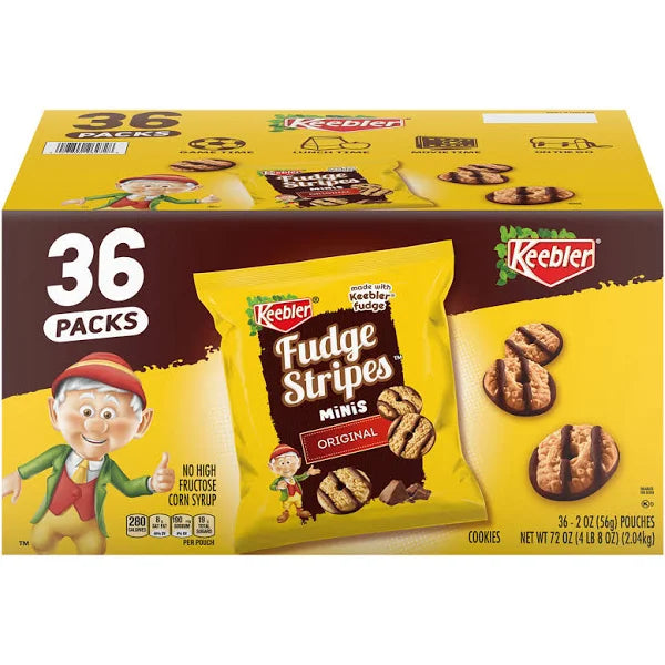 Minigalletas Fudge Stripes de Keebler, 36 unidades, 72 oz