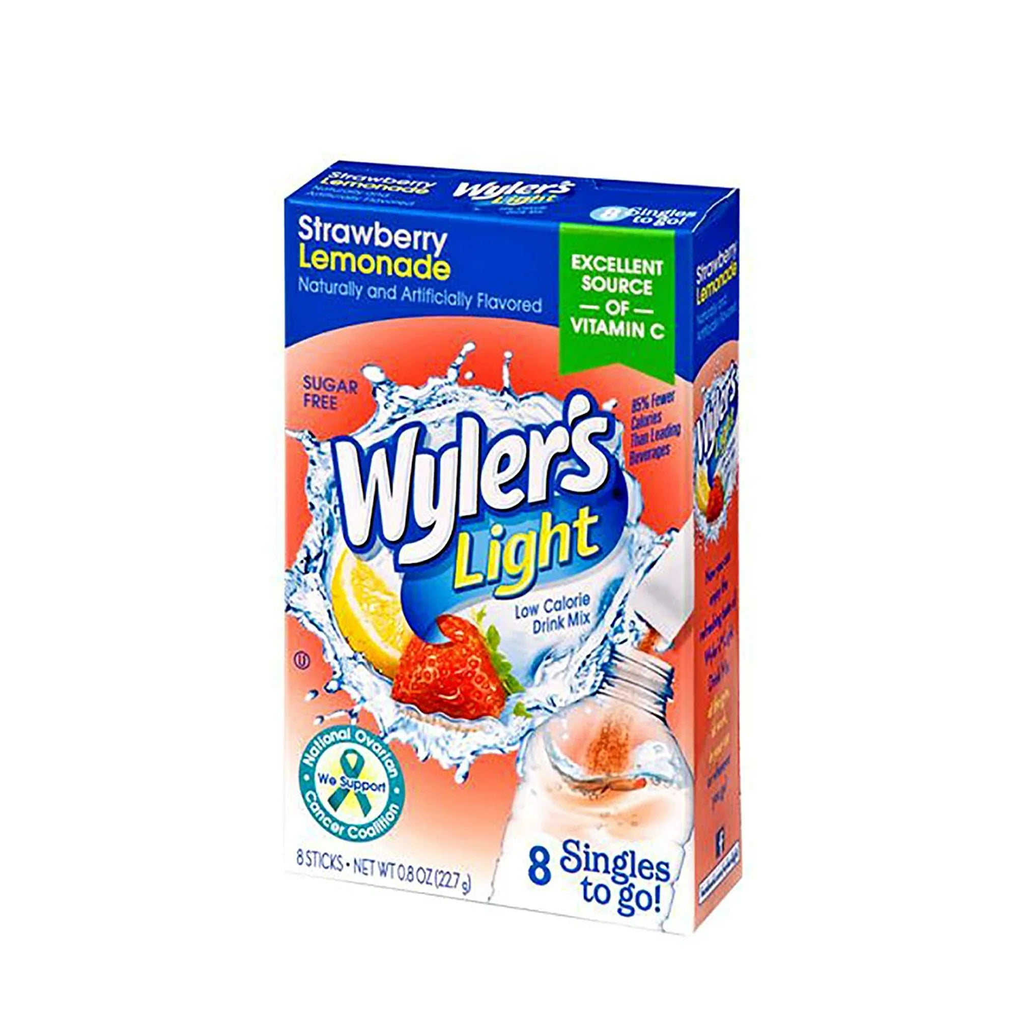 Wyler’s Light Strawberry Lemonade Drink Mix – 8 ct (0.8 oz)