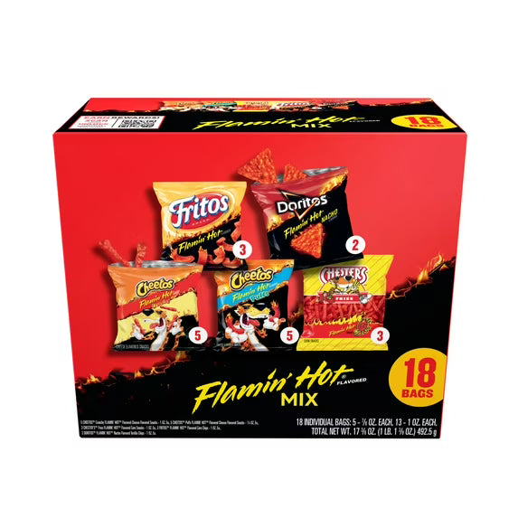 Paquete variado de cubos de mezcla picante para fiestas Frito-Lay, 28 unidades de 28 oz