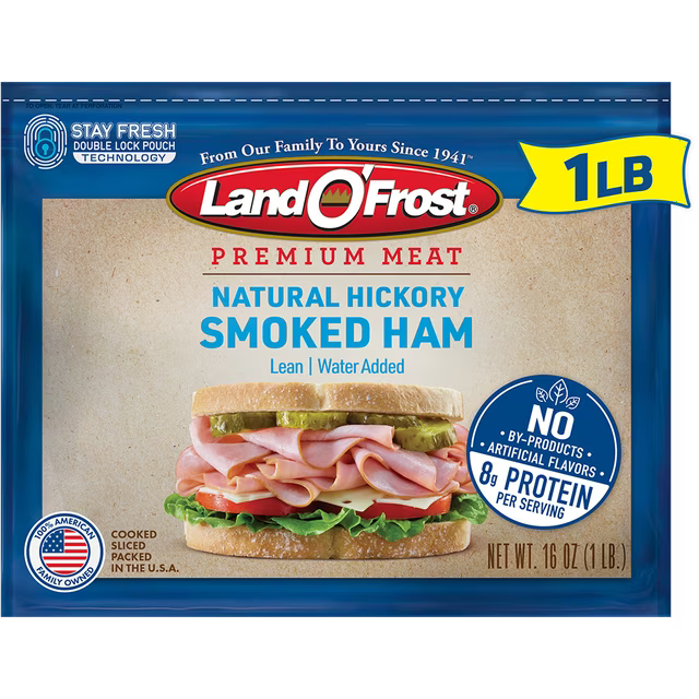 Land O' Frost Hickory Smoked Ham – 1 lb (16 oz)