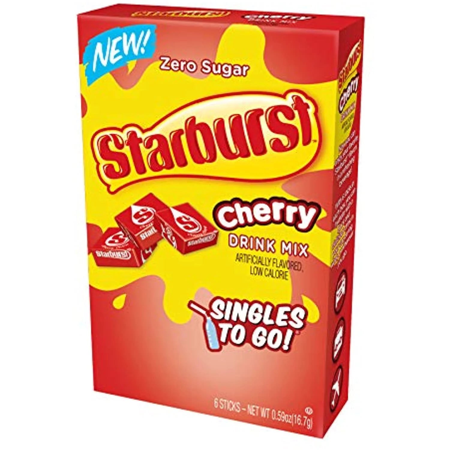 Starburst Cherry Drink Mix, 6 ct – 0.8 oz