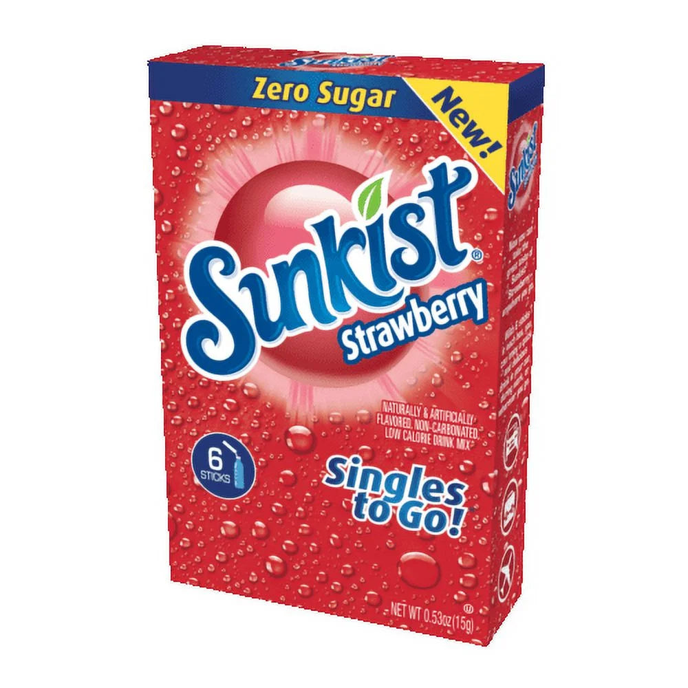 Sunkist Strawberry Singles to Go – 6 ct (0.53 oz)