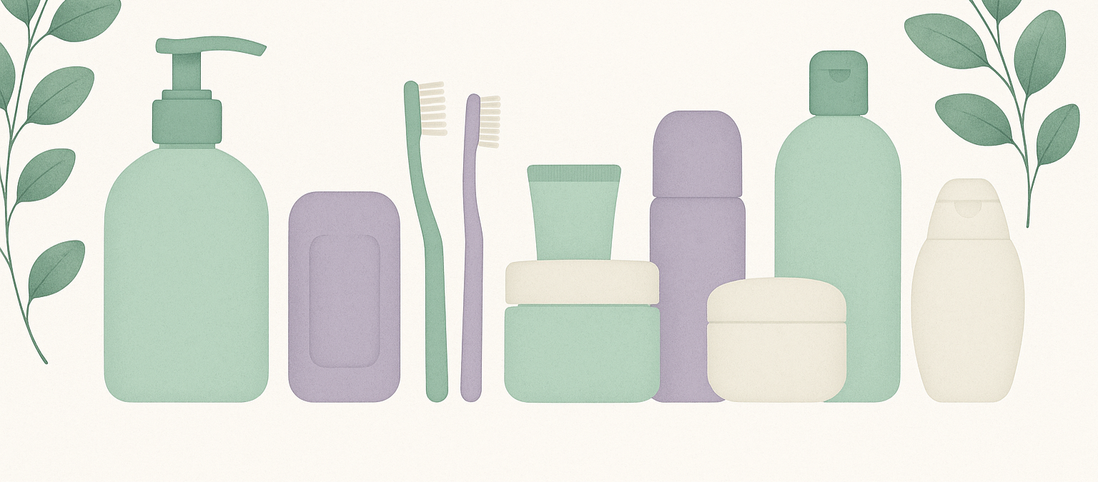 Banner for Personal Care Products, Hygiene etc